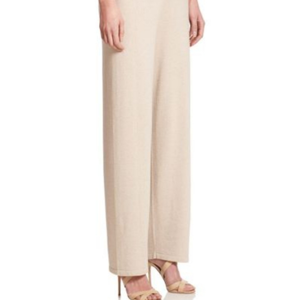 Escada Cashmere & Silk Light Gray Trousers EXCELLENT CONDITION EU44